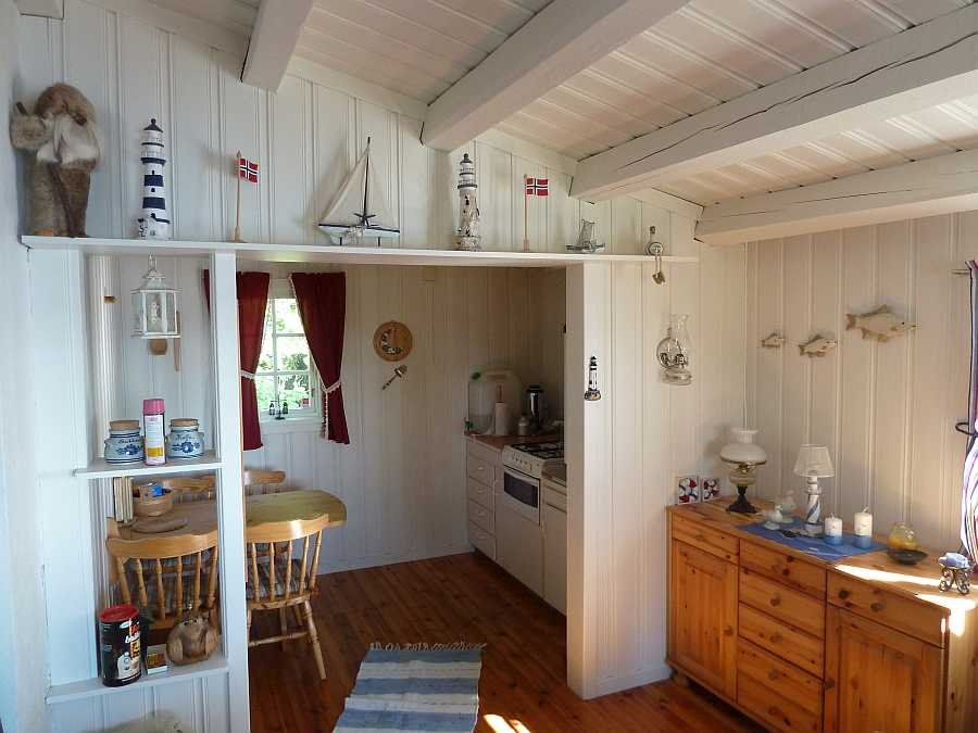 Blick in die offene Studioküche