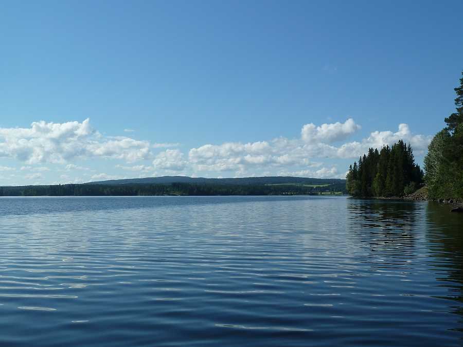 Königswetter am See Einafjorden