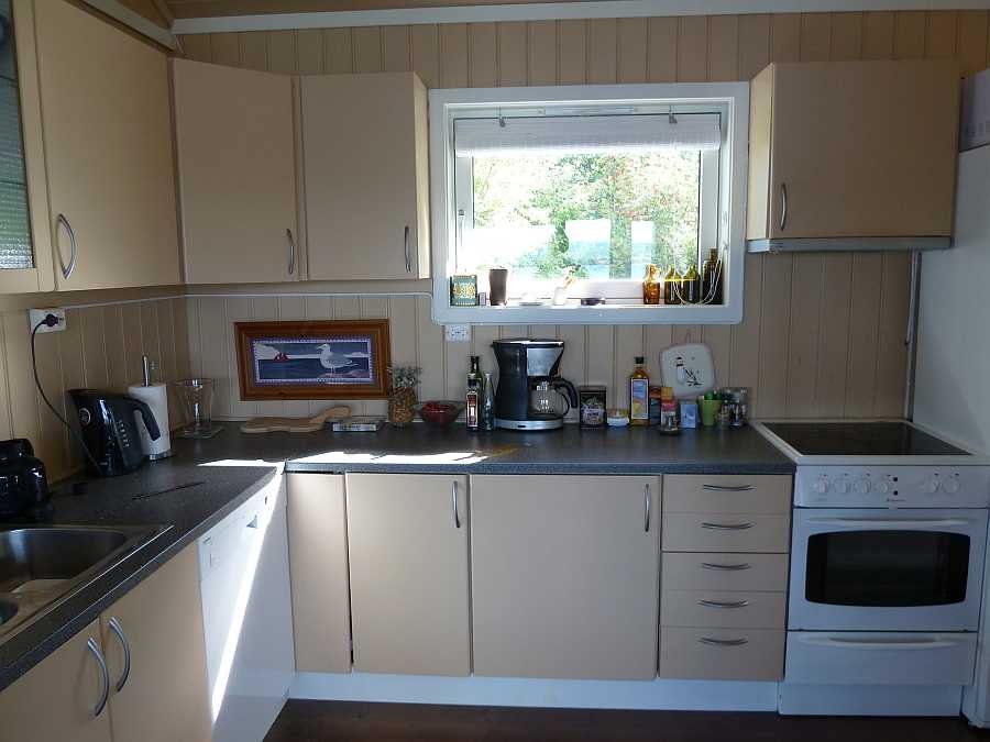 Vom Geschirrspüler, über Mikrowelle bis zum Wasserkocher - alles ist vorhanden