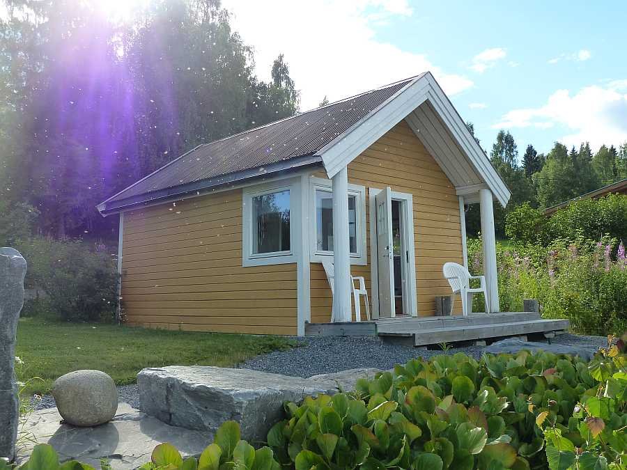 Das separate Schlafhaus neben dem Ferienhaus