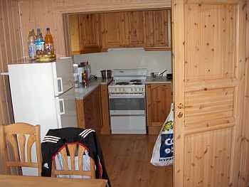 Die komplett ausgestattete Küche von Haus Guttersrud Die komplett ausgestattete Küche von Haus Guttersrud