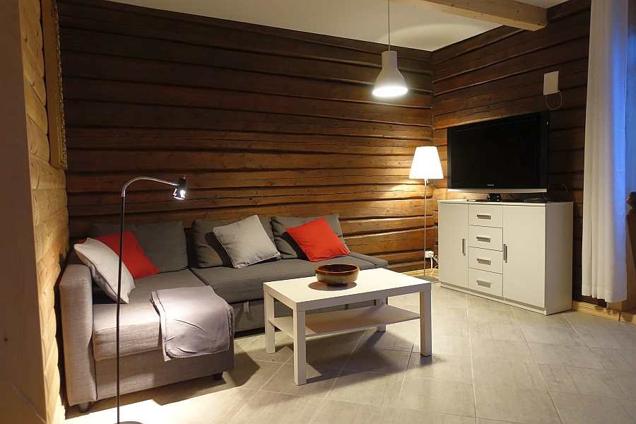 Der Wohnbereich des Ferienhauses