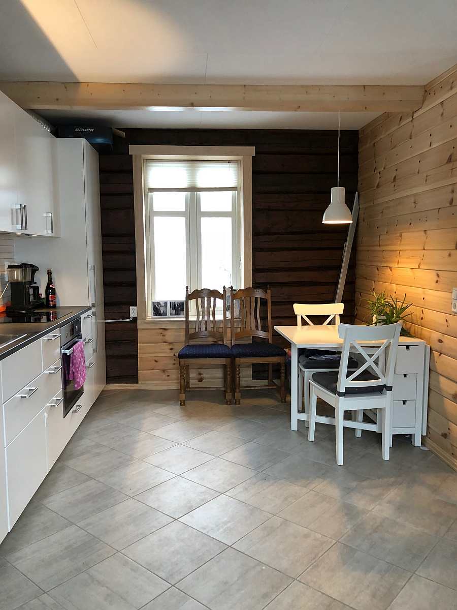 Die Wohnküche des Ferienhauses