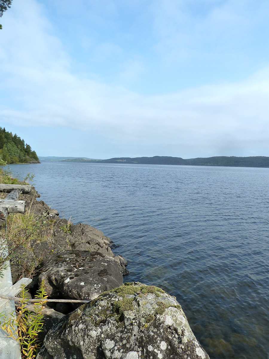 Blick auf den See  Øyeren