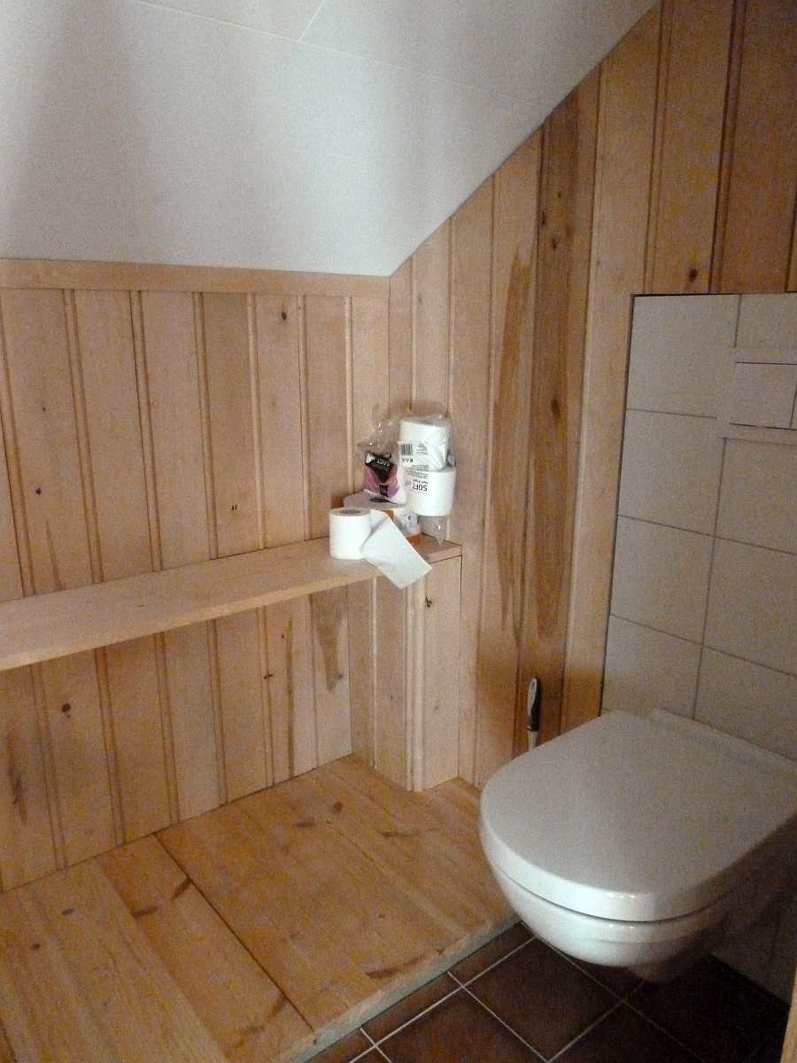 Der separate Toilettenraum
