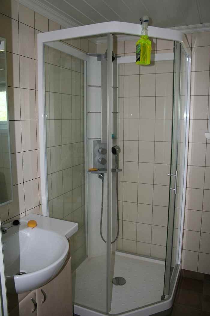 Bad mit Dusche und WC Bad mit Dusche und WC