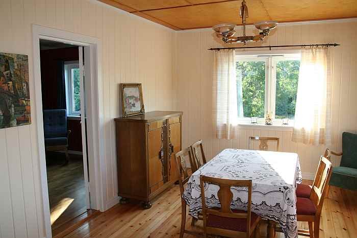 Esszimmer im Ferienhaus Bjørkeli Esszimmer im Ferienhaus Bjørkeli