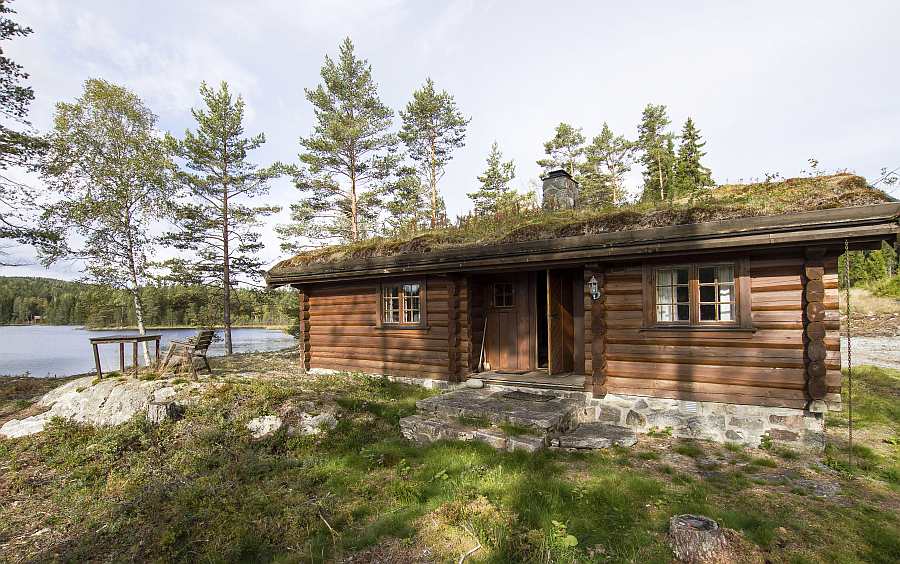 Ferienhaus  Bråtasetra am Ufer des Sees Vestre Rømungen