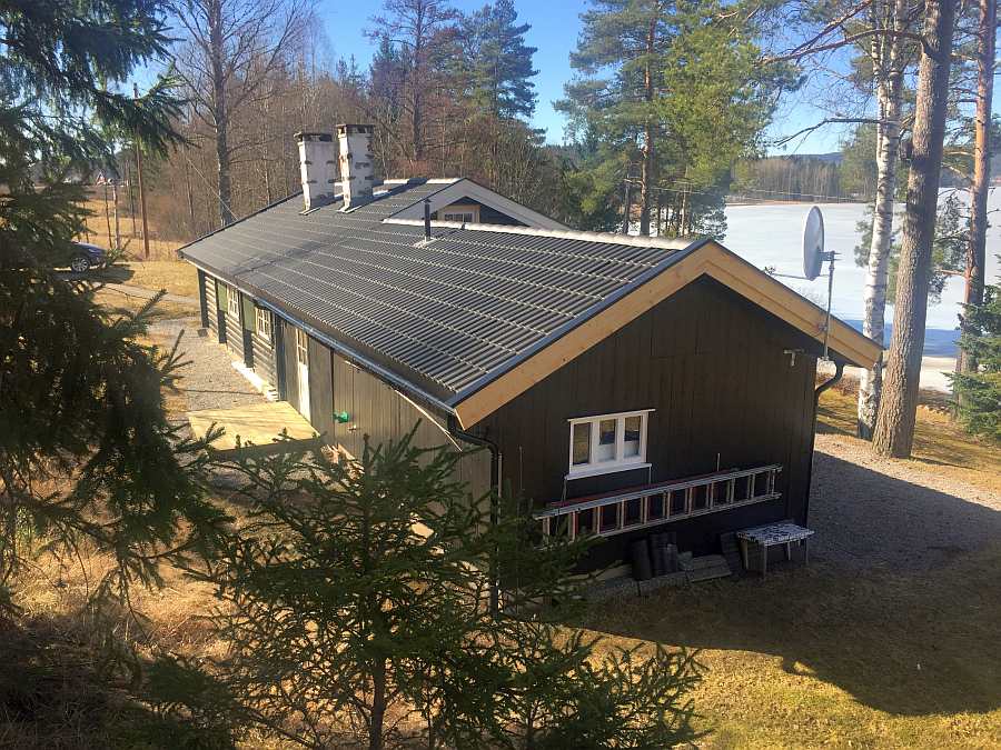 Winterliche Stimmung am Haus und See - das Frühjahr kommt...