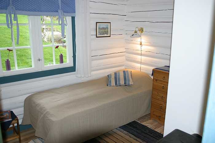 Das Schlafzimmer mit 2 Einzelbetten