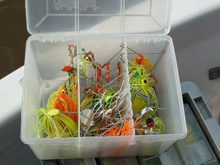 Auswahl an Spinnerbaits...