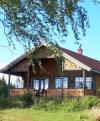 Haus Langenes bietet eine große überdachte Veranda Richtung Westen und mit Blick auf den See