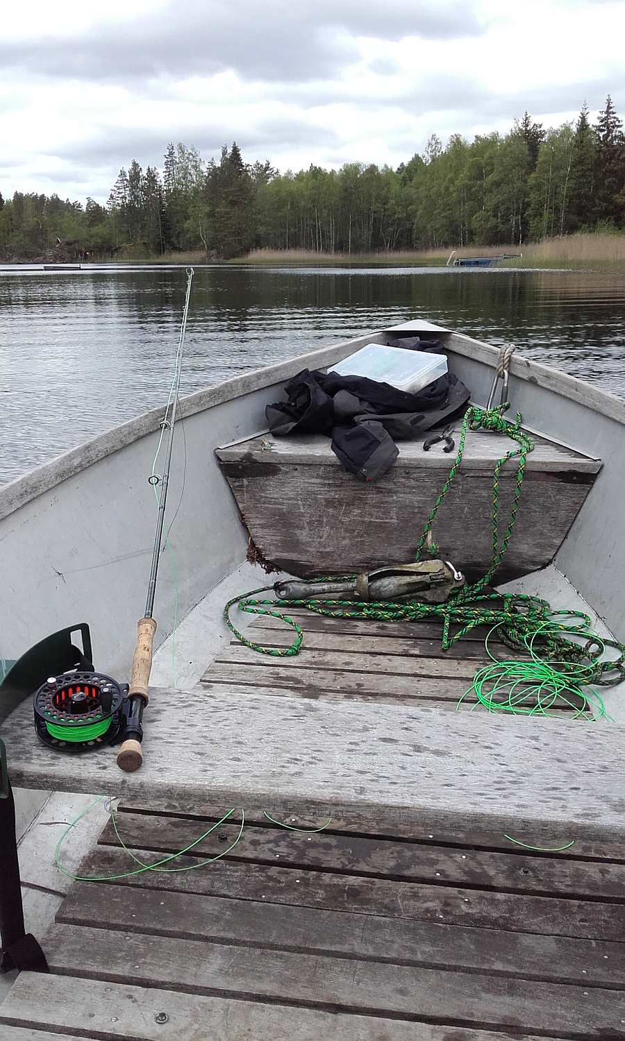 Auf dem Haussee Langtjernet Auf dem Haussee Langtjernet