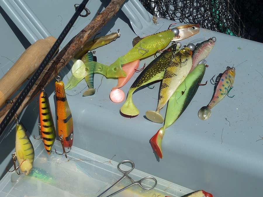 Erfolgreiche Hecht-Köder an diesem Tag...