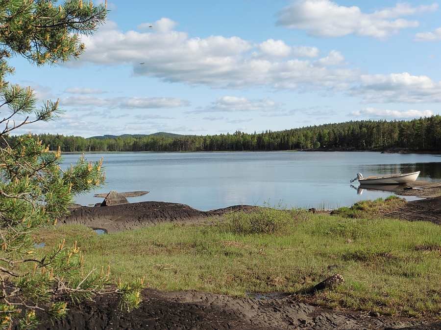 Blick auf den Hechtsee Kolbjørnsviksjøen