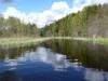 Der Flußeinlauf im Norden des Sees Rømsjøen