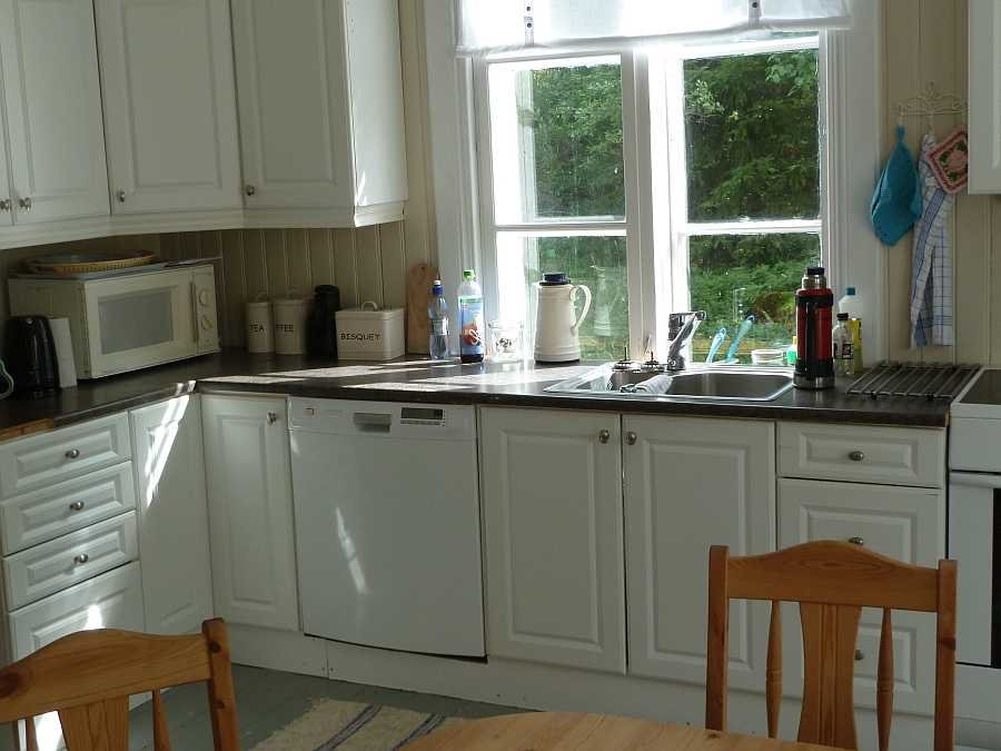 Sie Küche ist komplett ausgestattet