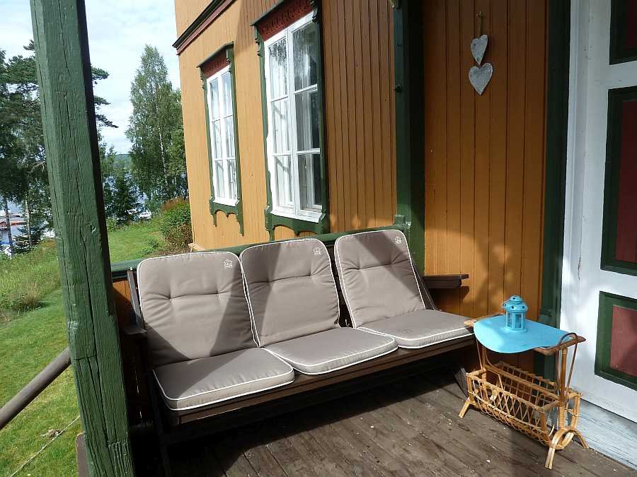 Die kleine Veranda am Eingangsbereich