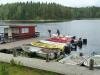 An diesem Bootssteg befinden sich auch die Bootsliegeplätze für die Gäste vom Ferienhaus Sørstua