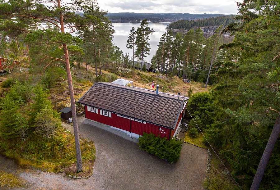 Ferienhaus Stine am See Aramarksjøen am Haldenvassdraget