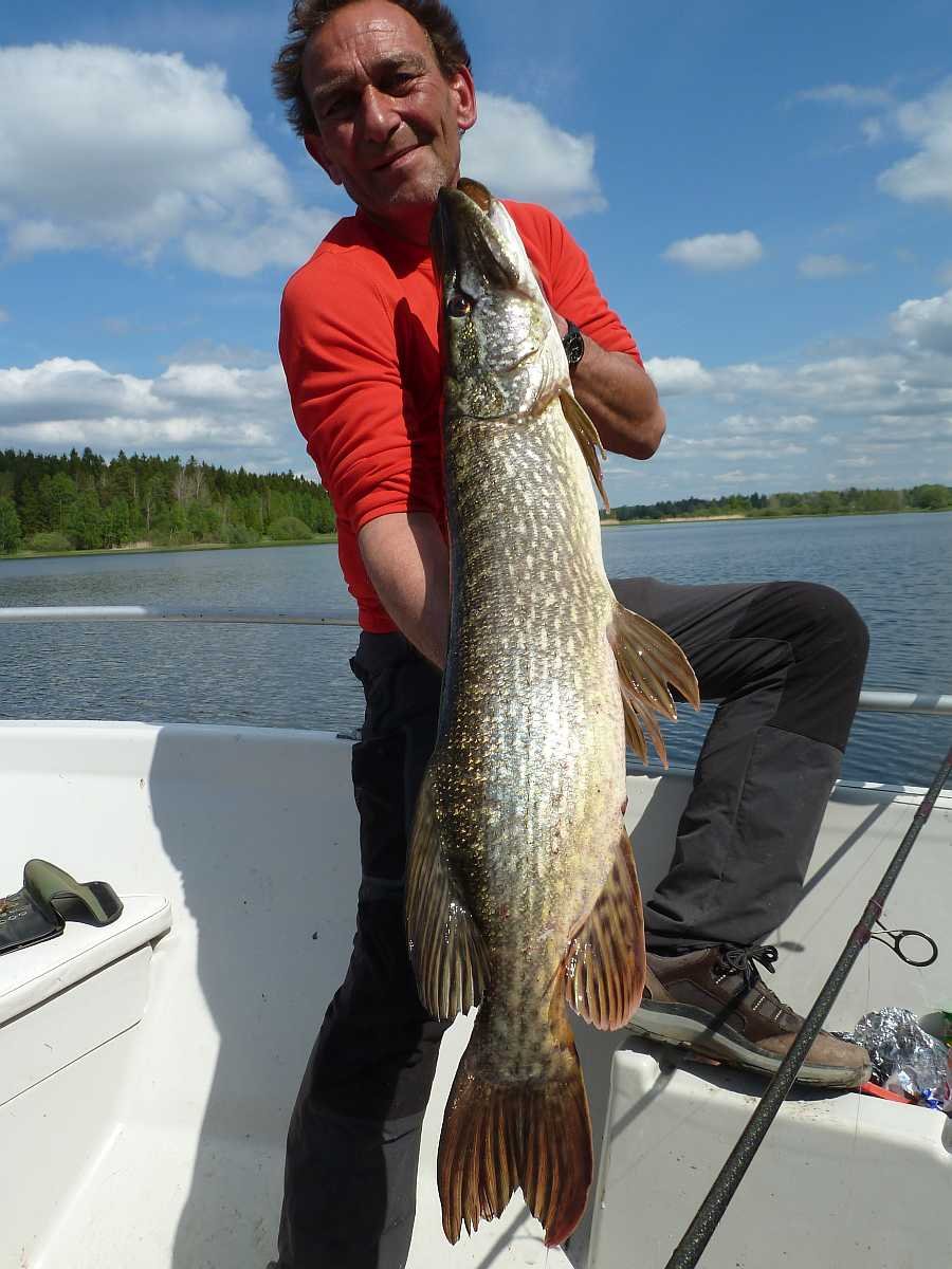 Thordes beim Testfischen im Juni