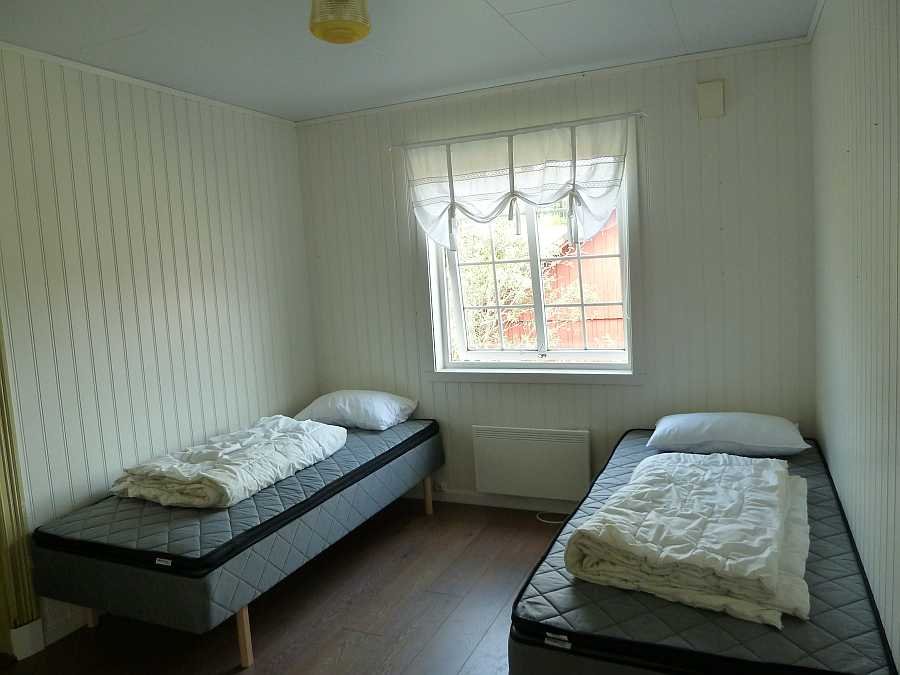 Schlafzimmer mit 2 Einzelbetten