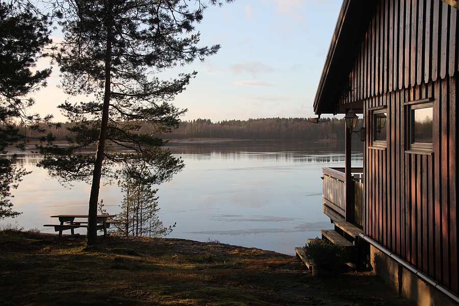 Morgenstimmung am Haus