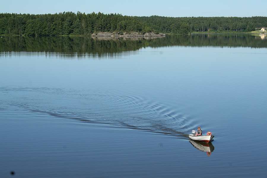 Norwegenidylle am Wasser