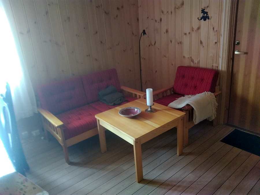 Die Sitzecke im Ferienhaus