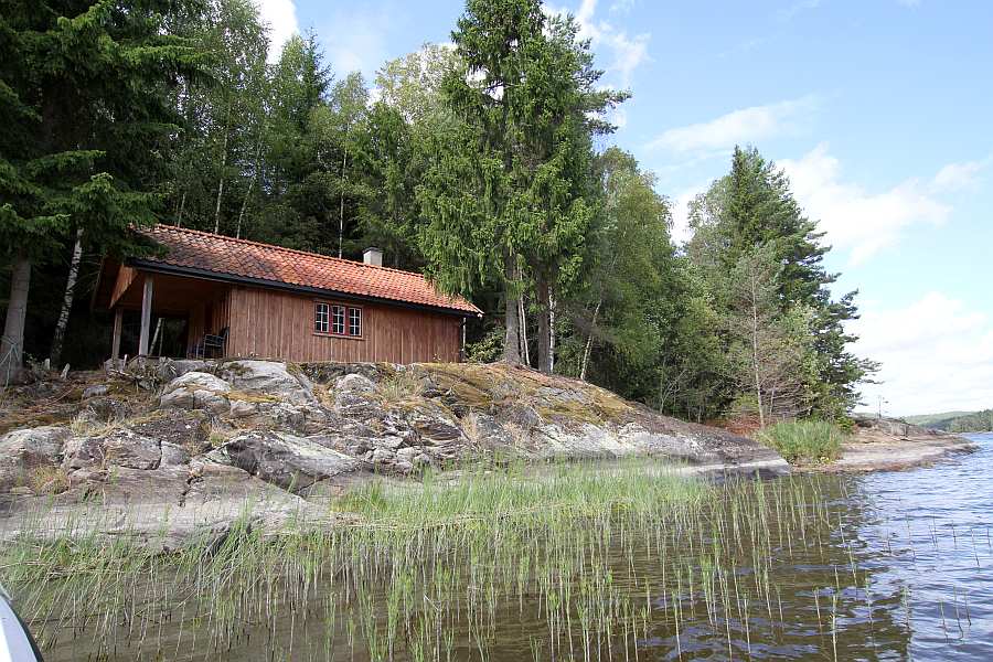 Ferienhaus Henæskoia mit direkter Lage am See Vansjø