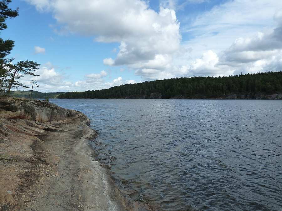Blick Richtung Ausgang der Hausbucht