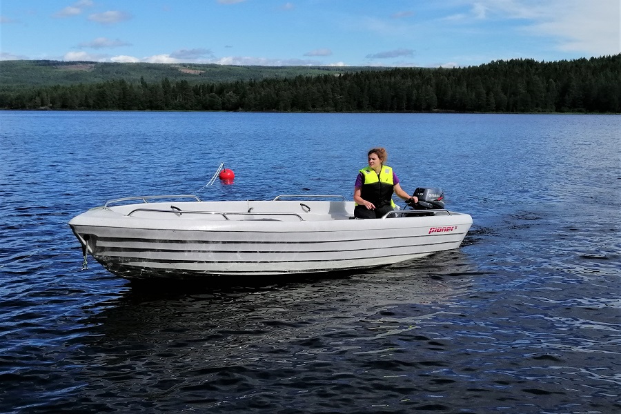 Das Extraboot GFK Pioner 15 Fuß 9,9 PS, 4-Takter