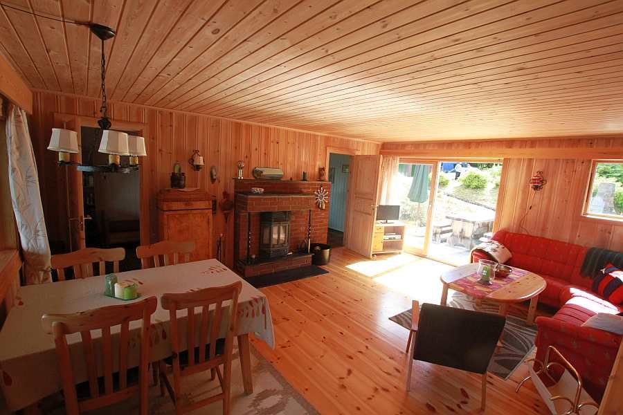 Der Wohnbereich des Ferienhauses