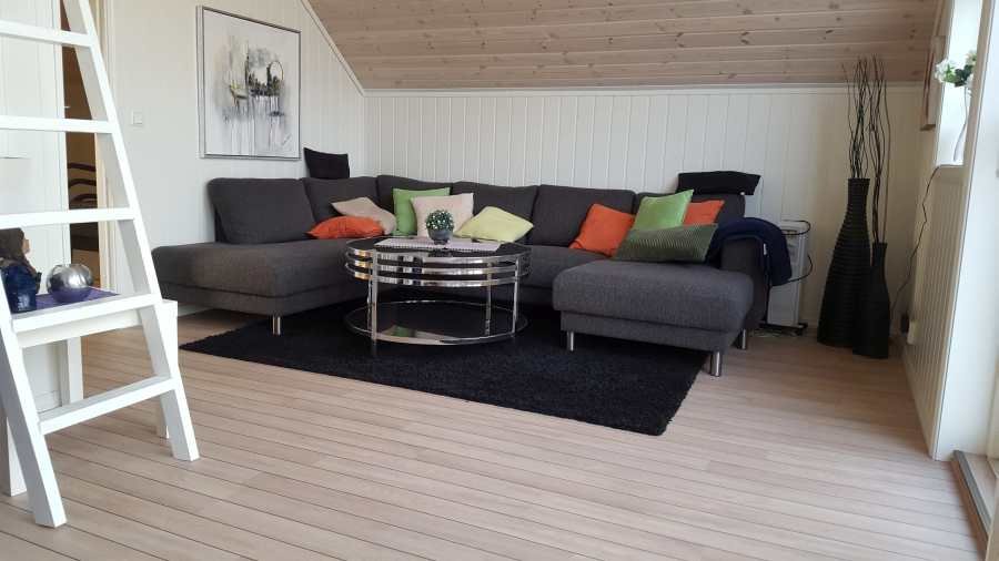 Wohnzimmer im Rorbu Typ 2