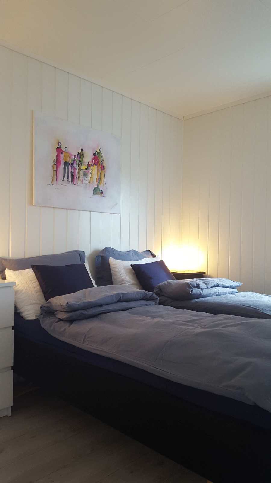 Wohnbeispiel: Schlafzimmer mit Doppelbett