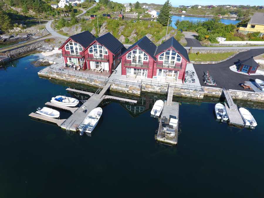 Klein aber fein: Angelanlage Heggøy Rorbuer in Top-Lage
