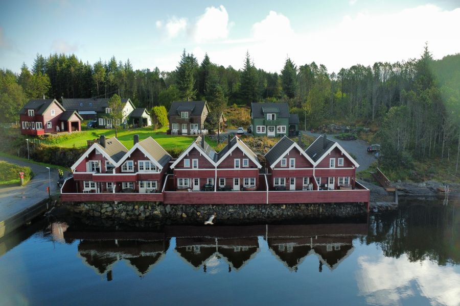Die komfortable Ferienanlage Kvalheim auf Radøy