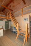 Salen - Treppenaufgang zum Schlafbereich