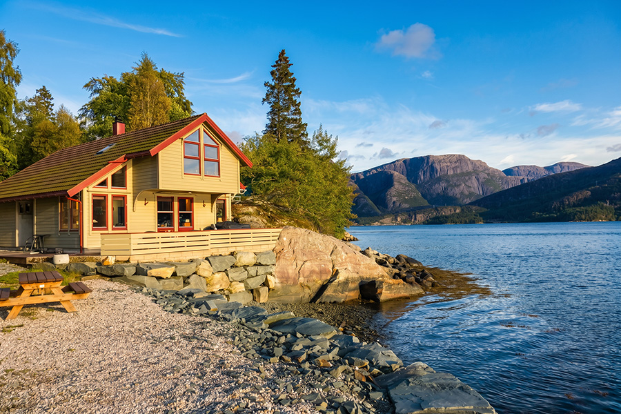 Ferienhaus direkt am Wasser