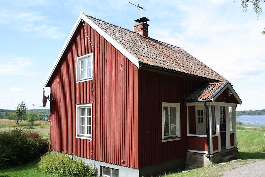 Ferienhaus Näset am See Lelång in Südschweden.