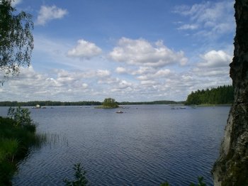 Der Åsnen See.
