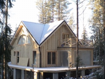 Das Ferienhaus im WInter. Das Ferienhaus im WInter.