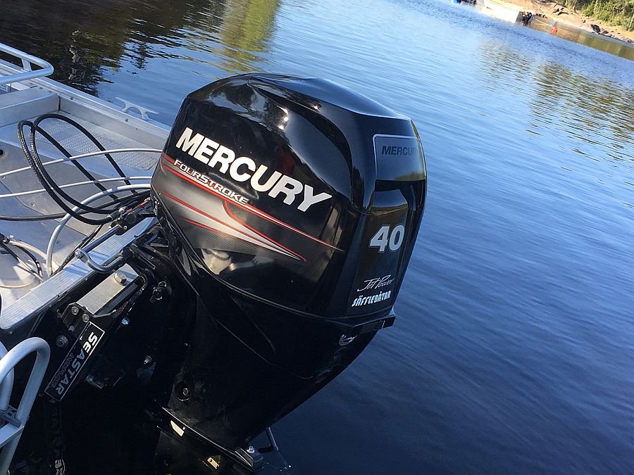 40 Ps Mercury mit Jet Antrieb,
