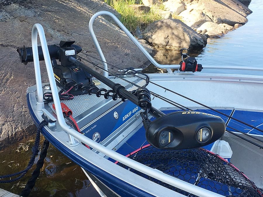 Das Boot hat sogar einen hochwertigen Minnkota E-Motor!!!