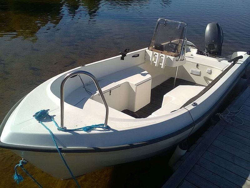 Das inklusive Boot, lässt keine Wünsche offen und ist perfekt für die Angelei auf dem Östrasilen.