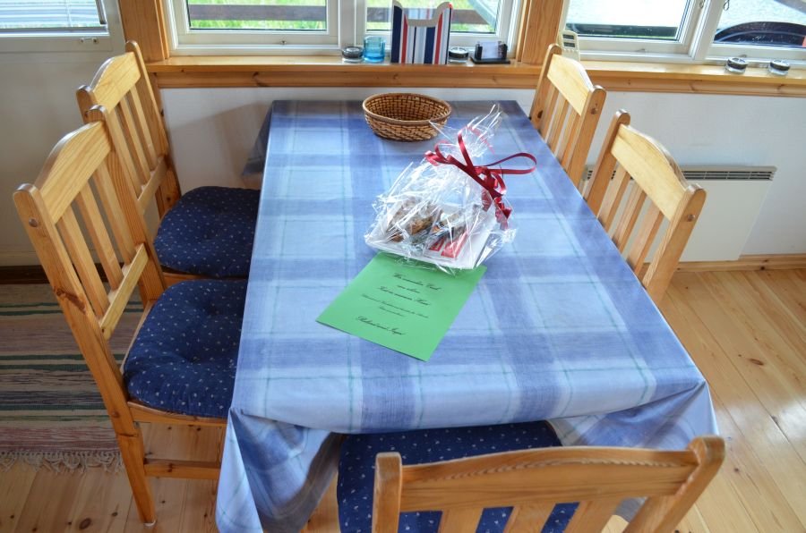 Bei Ankunft im Haus Öringen werden Sie mit einem Willkommensgeschenkt empfangen!