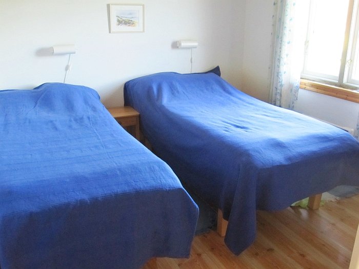 Schlafzimmer mit Doppelbett. Schlafzimmer mit Doppelbett.
